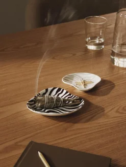 Deko-Tabletts Zella aus Porzellan, 2er-Set