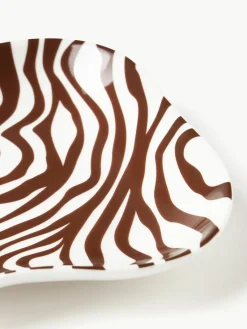 Deko-Tabletts Zella aus Porzellan, 2er-Set