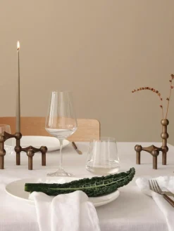 Deko-Vase Stoff Nagel, H 10 cm