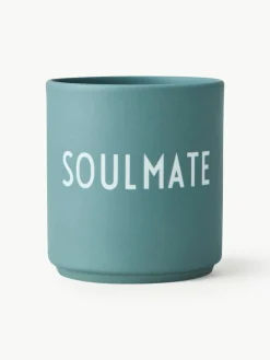Design Becher Favourite SOULMATE mit Schriftzug