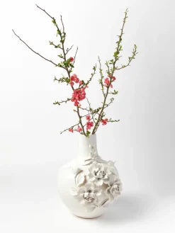 Design Porzellan-Vase Rose, H 37 cm