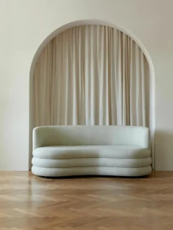 Designer Bouclé-Sofa Solomon (3-Sitzer)