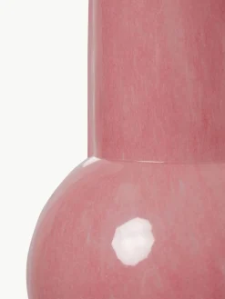 Design-Vase Flamingo aus Glas, H 25 cm