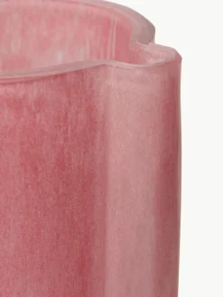 Design-Vase Flamingo aus Glas, H 25 cm