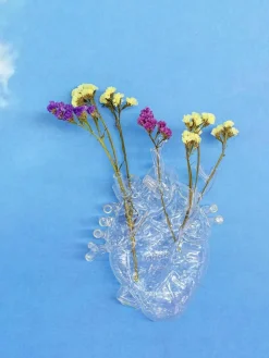 Designvase Love in Bloom aus Glas, H 24 cm