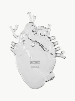 Designvase Love in Bloom aus Glas, H 24 cm