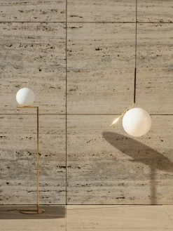 Dimmbare Glaskugel-Pendelleuchte IC, mundgeblasen