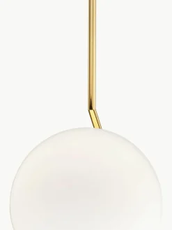 Dimmbare Glaskugel-Pendelleuchte IC, mundgeblasen