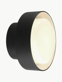 Dimmbare LED-Außenwandleuchte Plaff-On!, mundgeblasen