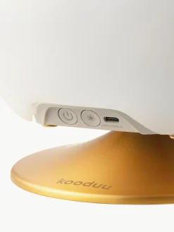 Dimmbare LED-Tischlampe Atmos mit Bluetooth-Lautsprecher und Flaschenkühler