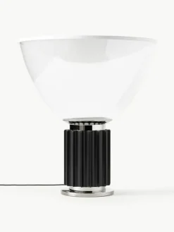 Dimmbare LED-Tischlampe Taccia Small, mundgeblasen