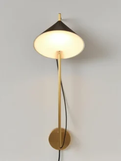 Dimmbare LED-Wandleuchte Yuh mit Timerfunktion