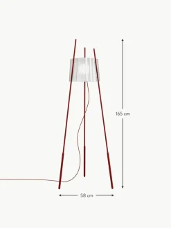 Dimmbare Tripod Stehlampe Tyla, mundgeblasen