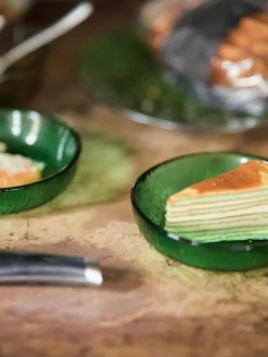 Dipschälchen The Emeralds aus Glas, 2 Stück