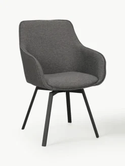 Drehbare Armlehnstühle Alison, 2 Stück