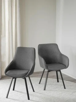 Drehbare Armlehnstühle Alison, 2 Stück