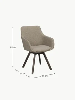 Drehbare Armlehnstühle Alison, 2 Stück