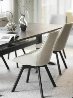 Drehbare Polsterstühle Alison, 2 Stück