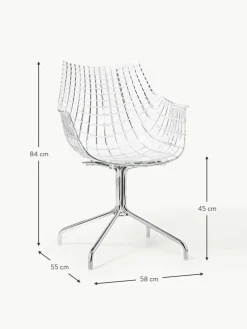 Drehbarer Kunststoffstuhl Meridiana