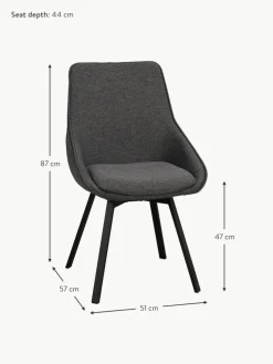 Drehbarer Polsterstuhl Alison