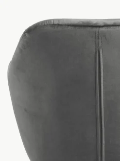 Drehbarer Samt-Armlehnstuhl Lucie