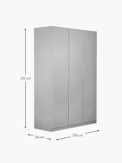 Drehtürenschrank Mia, 3-türig