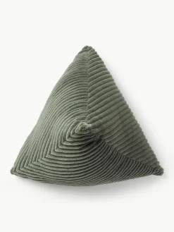 Dreieckiges Cord-Kissen Kylen