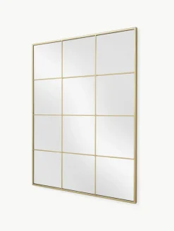 Eckiger Wandspiegel Clarita in Fensteroptik