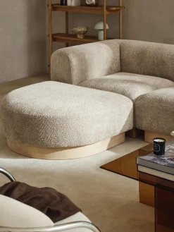 Eckmodul Natalie aus Teddy-Bouclé