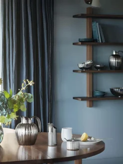 Edelstahl-Milchkännchen Bernadotte mit Rillenstruktur, 280 ml