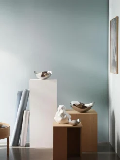 Edelstahl-Servierschale Bloom in organischer Form