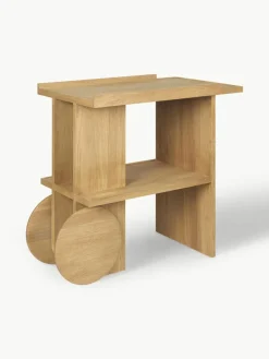 Eichenholz-Beistelltisch Axis