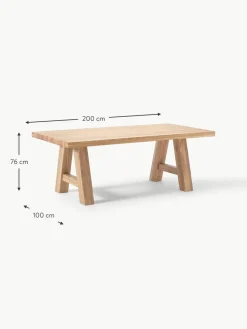 Esstisch Ashton aus Eichenholz, in verschiedenen Größen