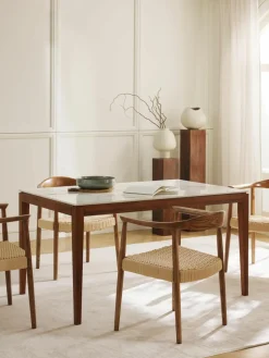 Esstisch Jackson mit Tischplatte in Marmor-Optik, in verschiedenen Größen