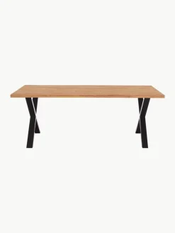 Esstisch Montpellier mit Tischplatte aus Eichenholz, 200 x 95 cm