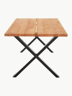 Esstisch Montpellier mit Tischplatte aus Eichenholz, 200 x 95 cm