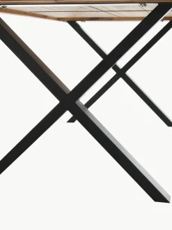 Esstisch Montpellier mit Tischplatte aus Eichenholz, 200 x 95 cm