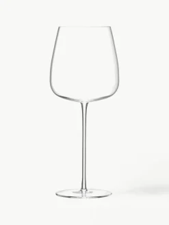 Filigrane mundgeblasene Rotweingläser Wine Culture, 2 Stück