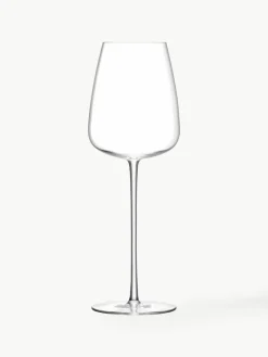 Filigrane mundgeblasene Weißweingläser Wine Culture, 2 Stück