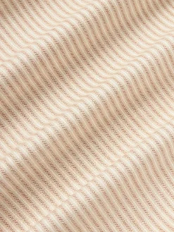 Flanell-Bettdeckenbezug Javon mit feinen Streifen