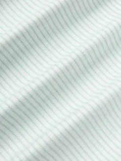 Flanell-Bettdeckenbezug Javon mit feinen Streifen