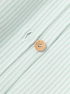 Flanell-Bettdeckenbezug Javon mit feinen Streifen