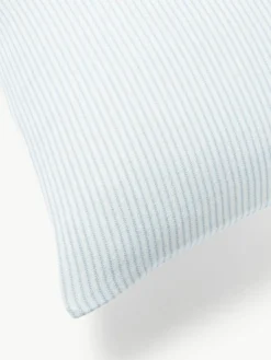 Flanell-Bettdeckenbezug Javon mit feinen Streifen