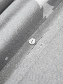 Flanell-Bettdeckenbezug X-mas Tree mit weihnachtlichem Motiv