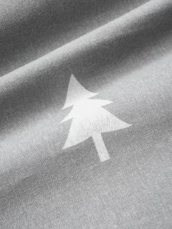 Flanell-Bettdeckenbezug X-mas Tree mit weihnachtlichem Motiv