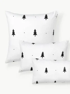 Flanell-Kopfkissenbezug X-mas Tree mit weihnachtlichem Motiv