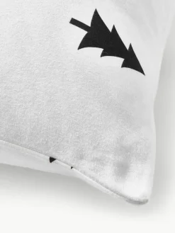 Flanell-Kopfkissenbezug X-mas Tree mit weihnachtlichem Motiv