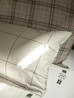 Flanell-Wendebettdeckenbezug Noan mit Nussknackermotiv