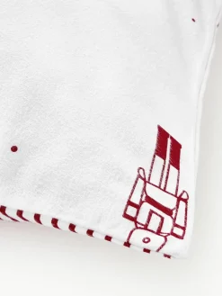 Flanell-Wendekopfkissenbezug Noan mit Nussknackermotiv