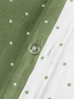 Flanell-Wendekopfkissenbezug Betty, gepunktet